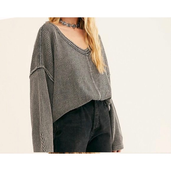 Free People Easy V Pullover 